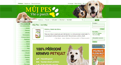 Desktop Screenshot of muj-pes.cz
